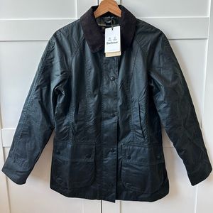 NWT Barbour Beadnell Waxed Jacket Sage
